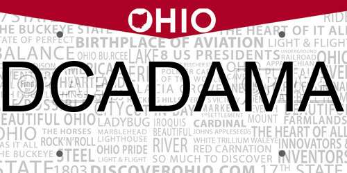 DCADAMA Ohio License Plate
