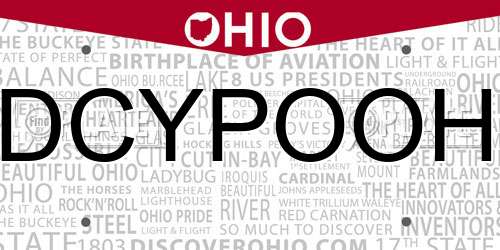 DCYPOOH Ohio License Plate