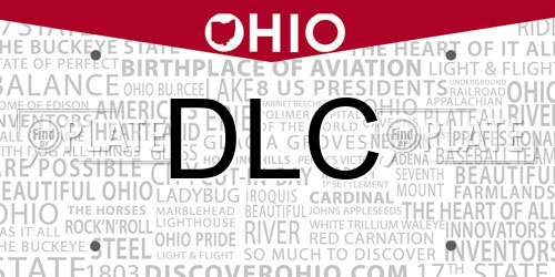 DLC Ohio License Plate