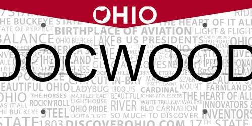 DOCWOOD Ohio License Plate