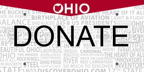 DONATE Ohio License Plate