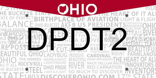 DPDT2 Ohio License Plate