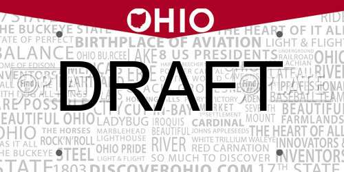 DRAFT Ohio License Plate