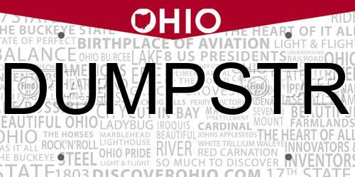DUMPSTR Ohio License Plate