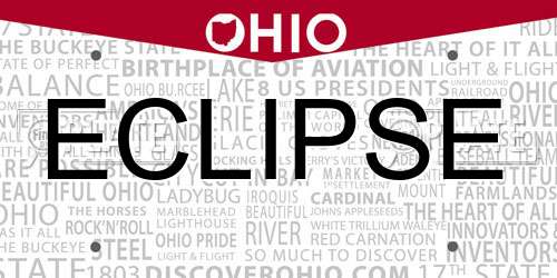 ECLIPSE Ohio License Plate