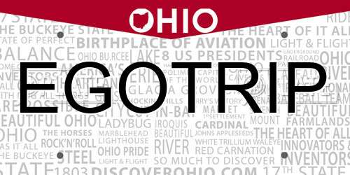 EGOTRIP Ohio License Plate