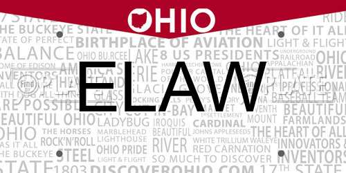 ELAW Ohio License Plate