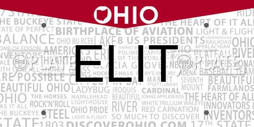 ELIT Ohio License Plate