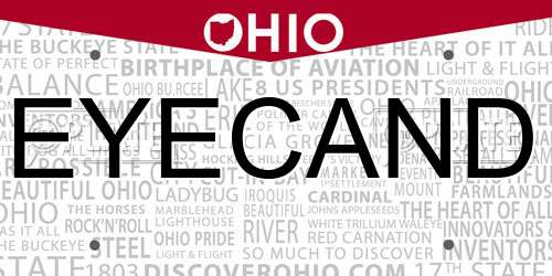EYECAND Ohio License Plate