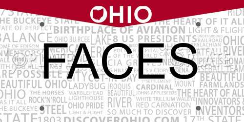 FACES Ohio License Plate