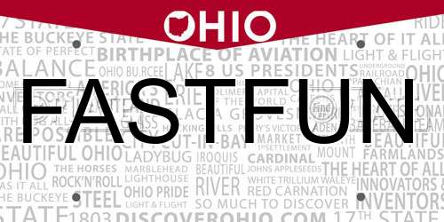 FASTFUN Ohio License Plate