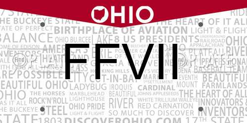 FFVII Ohio License Plate