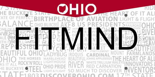 FITMIND Ohio License Plate