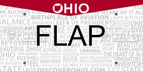 FLAP Ohio License Plate