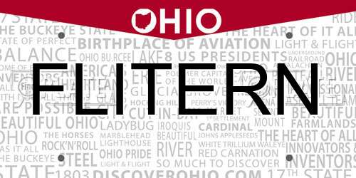 FLITERN Ohio License Plate
