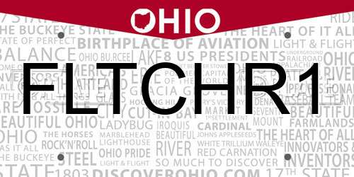 FLTCHR1 Ohio License Plate