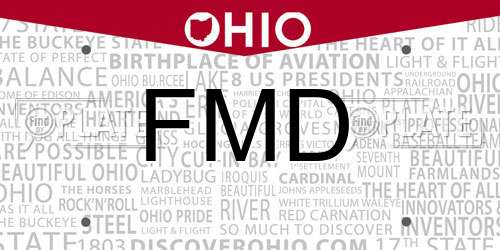 FMD Ohio License Plate