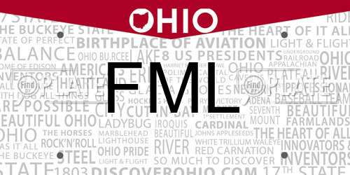 FML Ohio License Plate