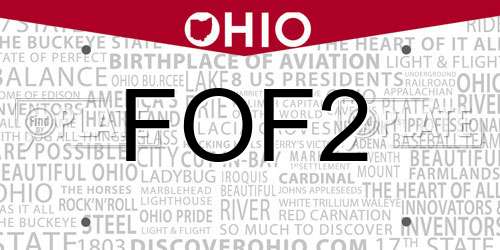 FOF2 Ohio License Plate