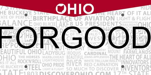 FORGOOD Ohio License Plate