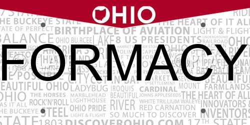 FORMACY Ohio License Plate