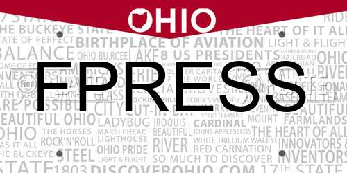 FPRESS Ohio License Plate