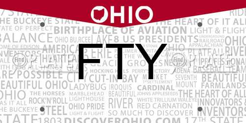FTY Ohio License Plate