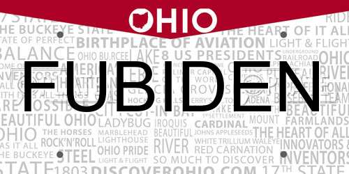 FUBIDEN Ohio License Plate