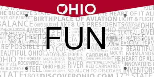 FUN Ohio License Plate