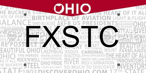 FXSTC Ohio License Plate