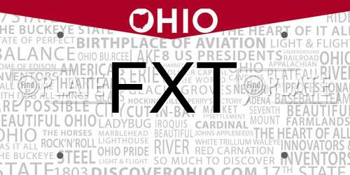FXT Ohio License Plate