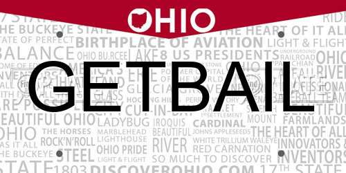 GETBAIL Ohio License Plate