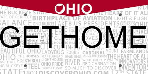 GETHOME Ohio License Plate