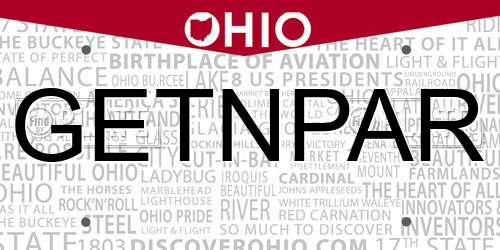 GETNPAR Ohio License Plate
