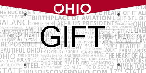 GIFT Ohio License Plate