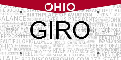 GIRO Ohio License Plate