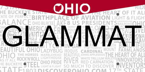 GLAMMAT Ohio License Plate