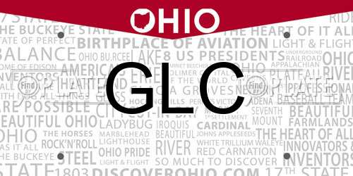GLC Ohio License Plate