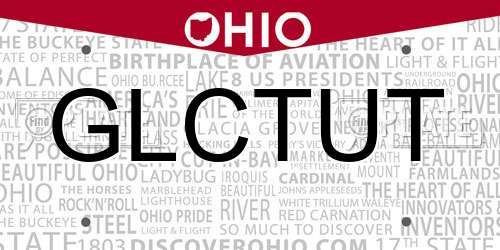 GLCTUT Ohio License Plate