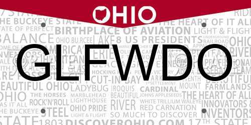 GLFWDO Ohio License Plate