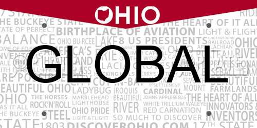 GLOBAL Ohio License Plate