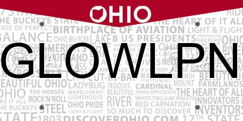 GLOWLPN Ohio License Plate