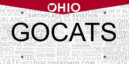 GOCATS Ohio License Plate