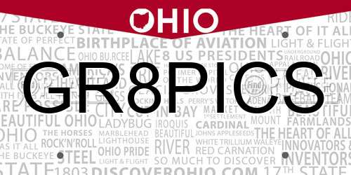 GR8PICS Ohio License Plate