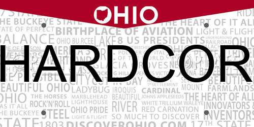 HARDCOR Ohio License Plate