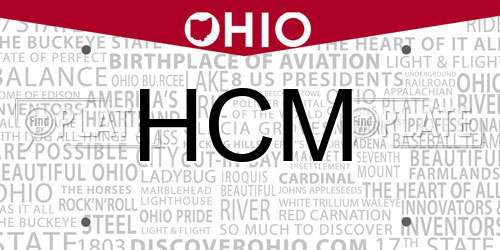 HCM Ohio License Plate