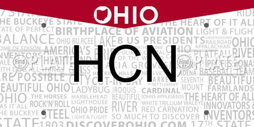 HCN Ohio License Plate