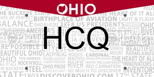 HCQ Ohio License Plate