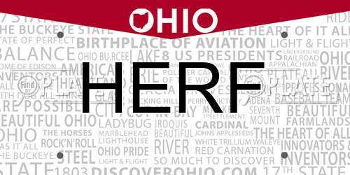 HERF Ohio License Plate