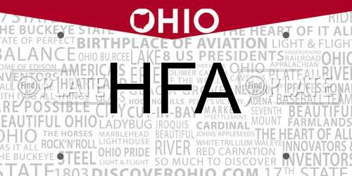 HFA Ohio License Plate